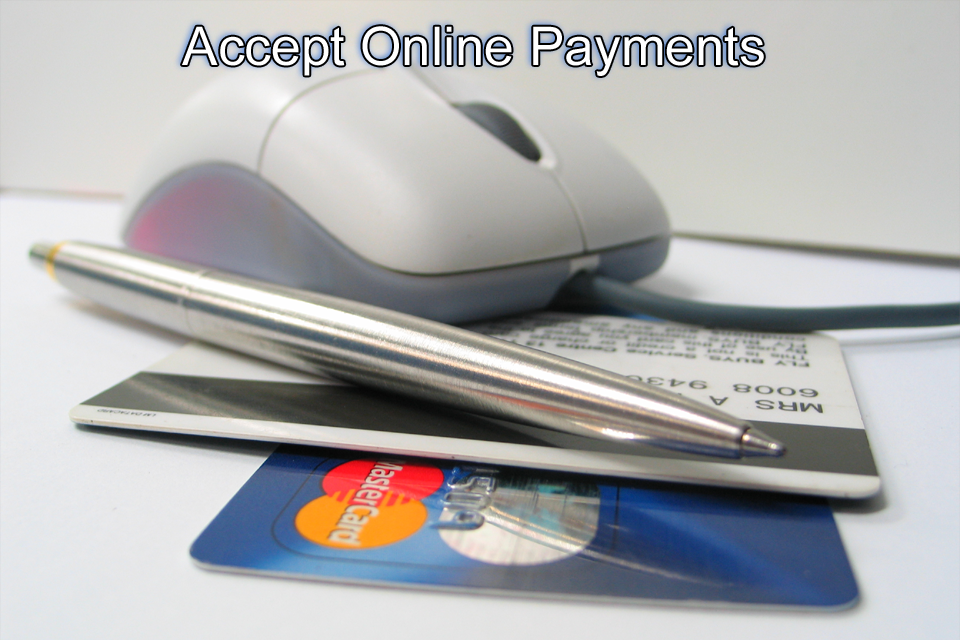accept online credit card payments